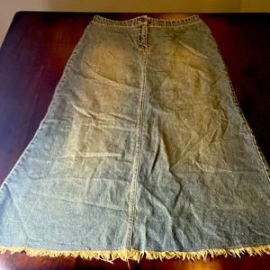 🤎💙NY&Co. Denim Maxi Skirt💙🤎